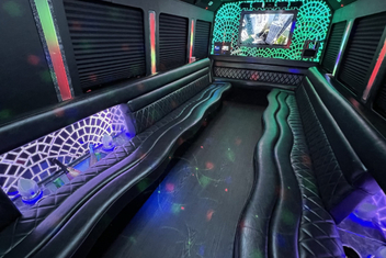 Lansing Limo Bus Interior