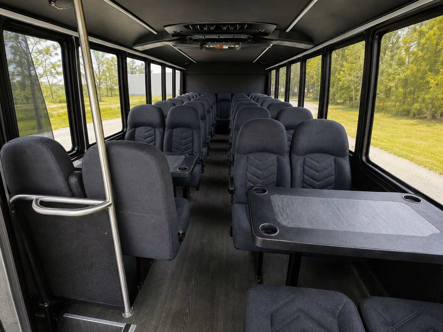 15 passenger minibus interior