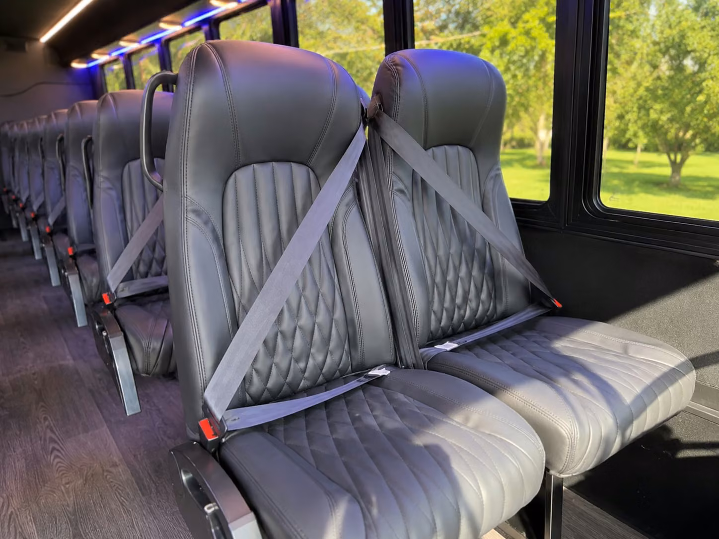 18 passenger minibus inside