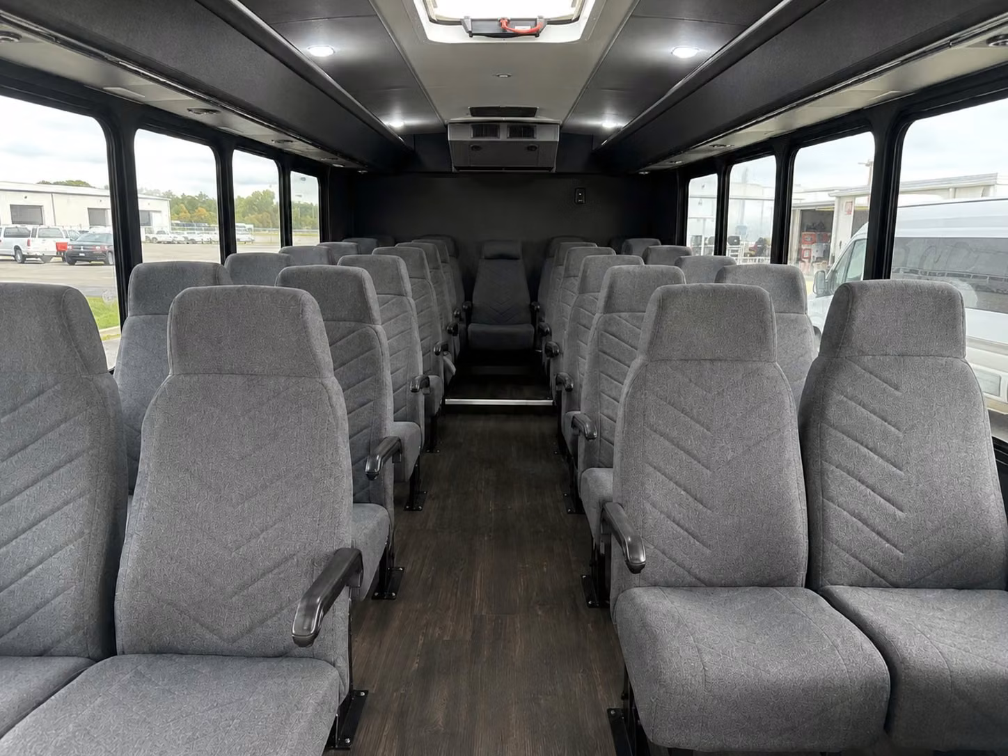 18 passenger minibus interior