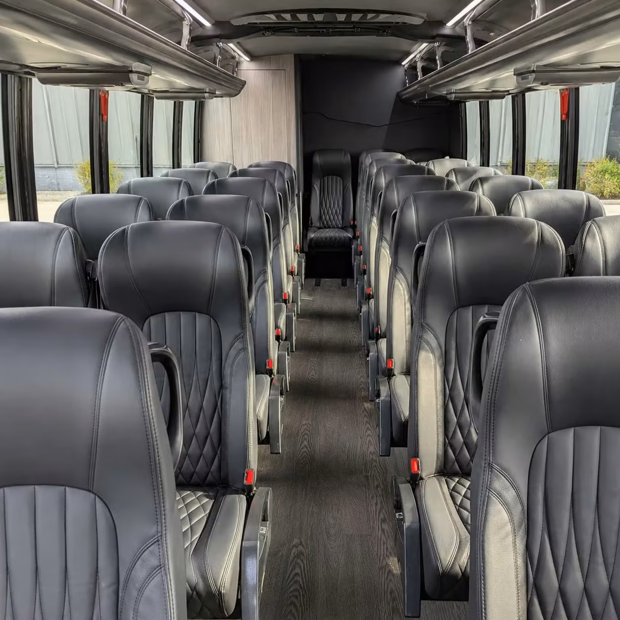 25 passenger minibus interior