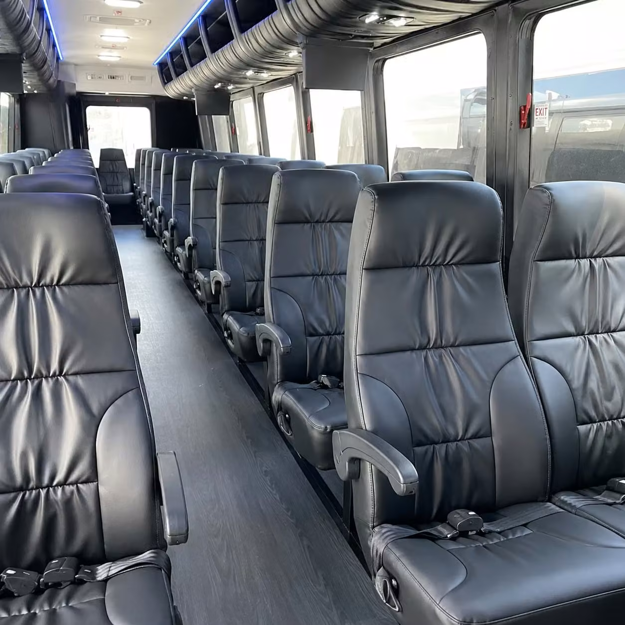28 passenger minibus inside