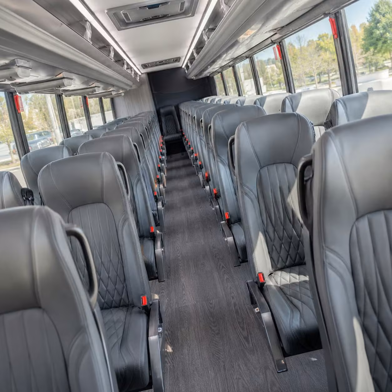 30 passenger minibus inside