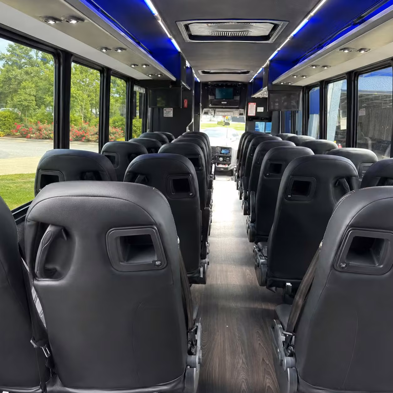 30 passenger minibus interior