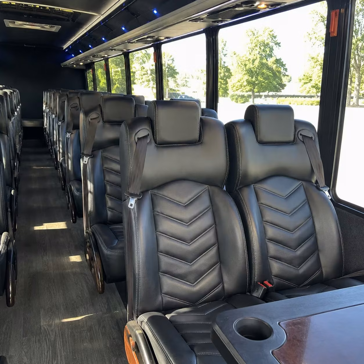 35 passenger minibus inside