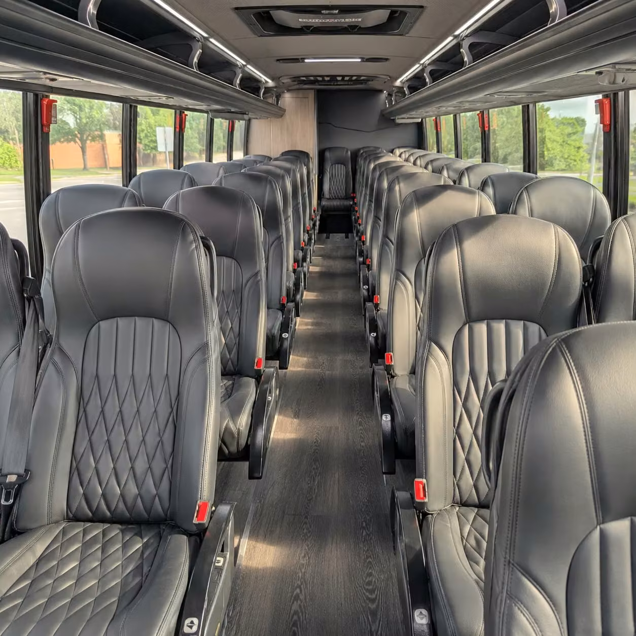 35 passenger minibus interior
