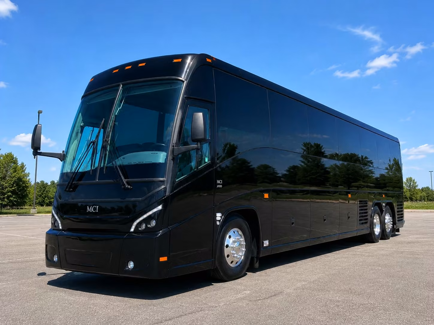 56 passenger charter bus