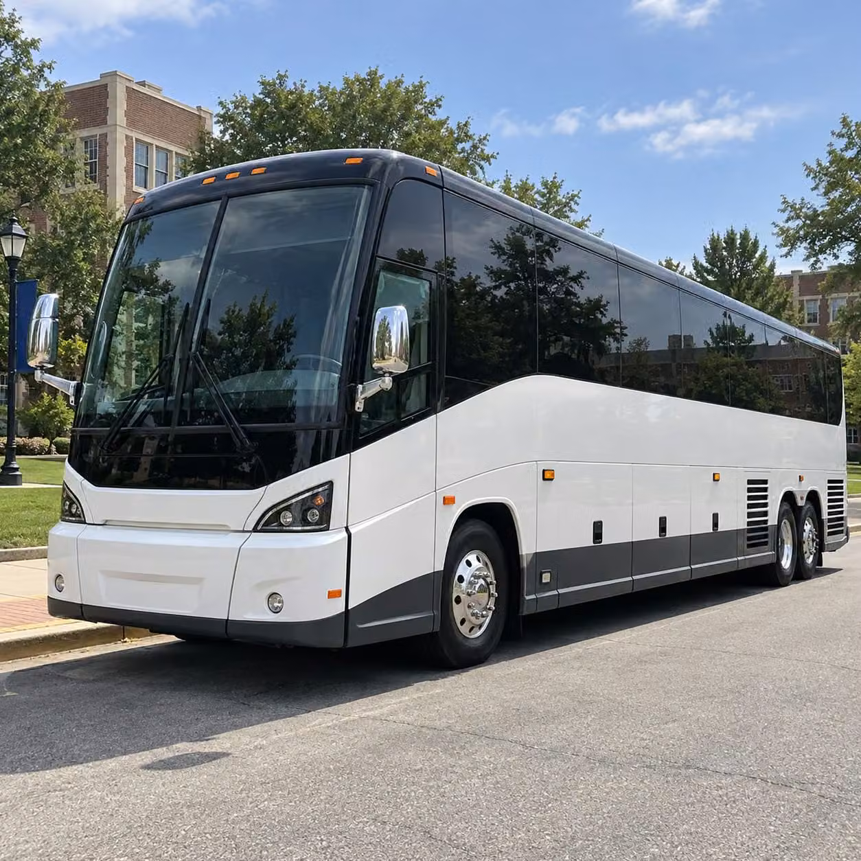 charter bus rentals for large lansing prom groups that need more room