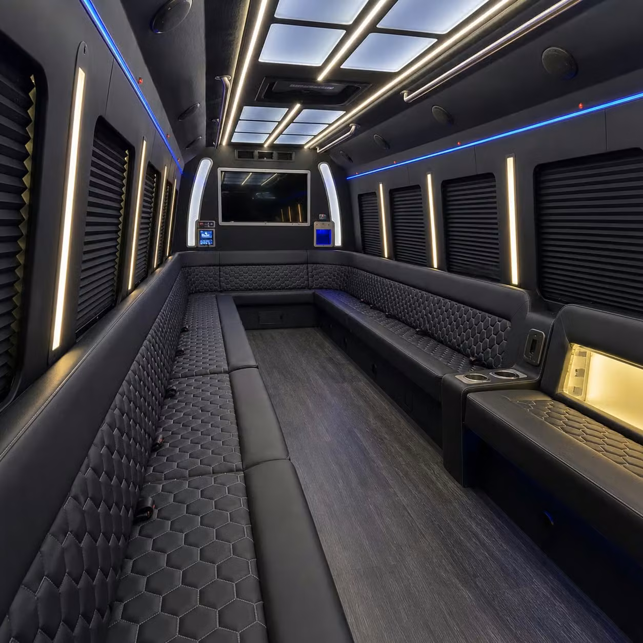 party bus interior